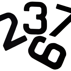 Números de vela para barco de 30 cm