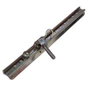 PIZOTE DE BOTAVARA CON CARRIL ABIERTO REGULABLE EN ALTURA