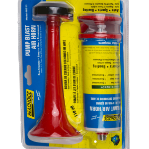 Bocina con pistón para cargar manualmente