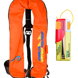 Pack Chaleco 150N + Radiobaliza Kannad R-10