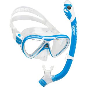 Set de máscara Pegaso y Snorkel Iguana Dry para chicos