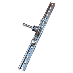 PIZOTE DE BOTAVARA CON CARRIL REGULABLE EN ALTURA