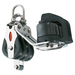 Ronstan RF20332 polea triple con mordaza y arraigo