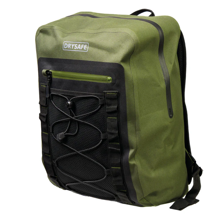 MOCHILA SECA DRYSAFE TPU 20LTS VERDE MILITAR - Imagen 3