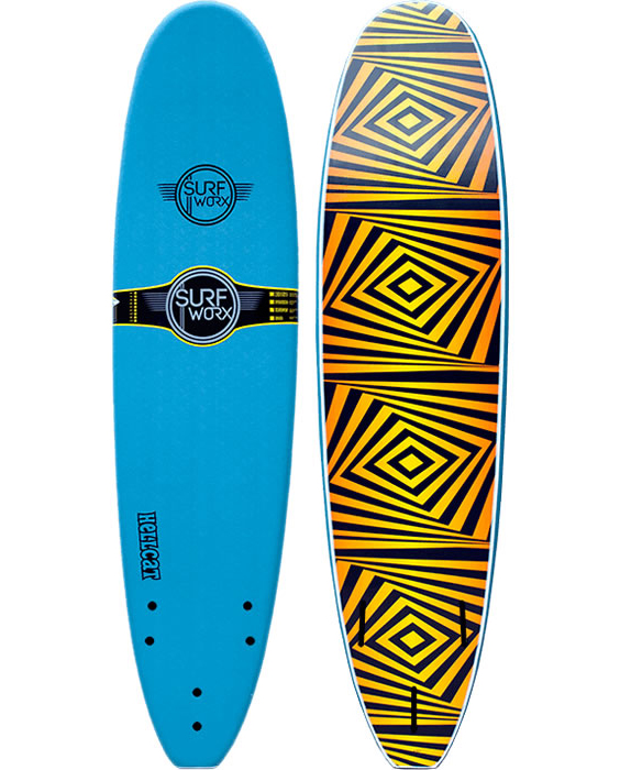 Tabla Surf Softboard SurfWorx Hellcat Mini Malibu 7’6»
