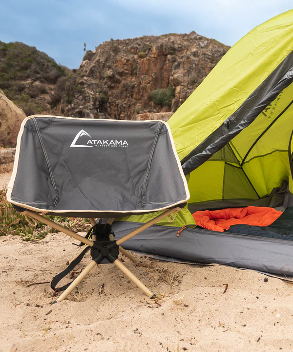 SILLA PLEGABLE LASCAR ATAKAMA OUTDOOR GRIS/BEIGE - Imagen 4