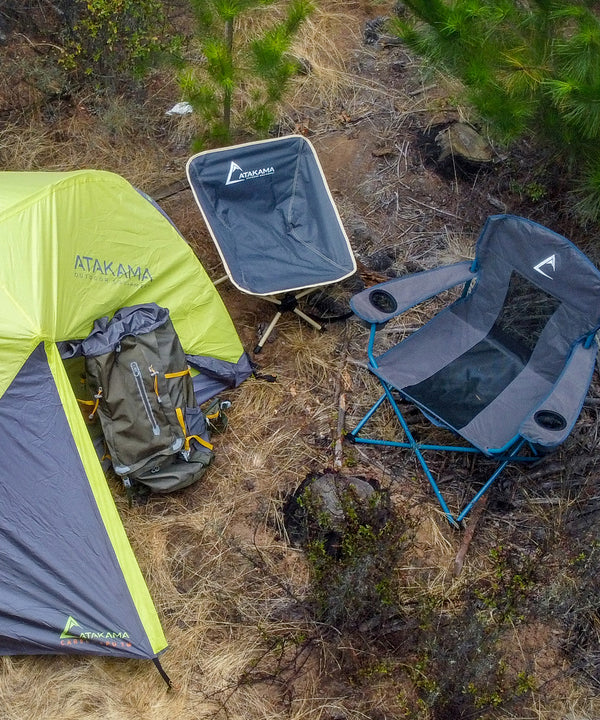 SILLA PLEGABLE LASCAR ATAKAMA OUTDOOR GRIS/BEIGE - Imagen 9