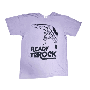 Escalada ready to rock lila camiseta Once