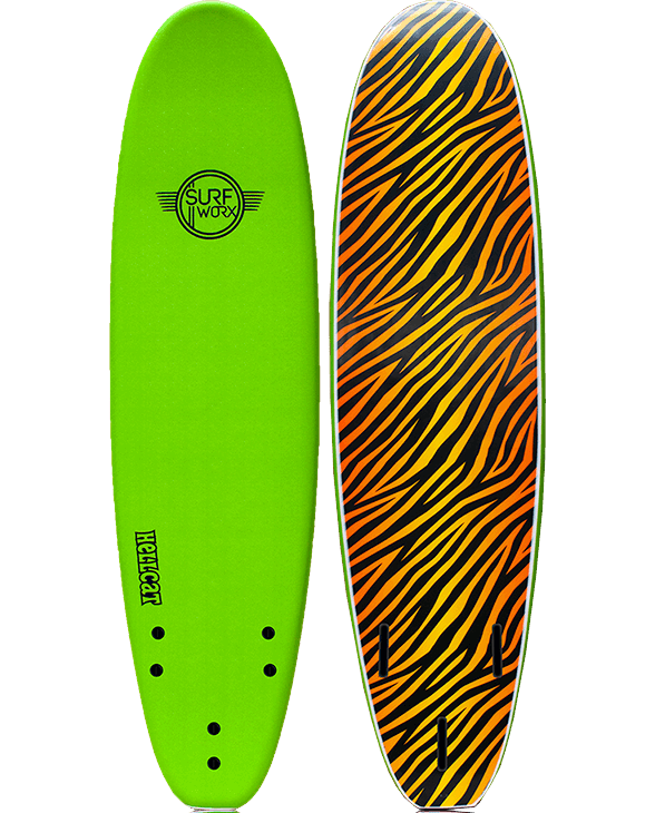 Tabla Surf Softboard SurfWorx Hellcat Mini Malibu 7’0» - Imagen 2