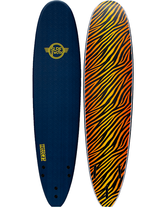 Tabla Surf Softboard SurfWorx Hellcat Mini Malibu 8’0»