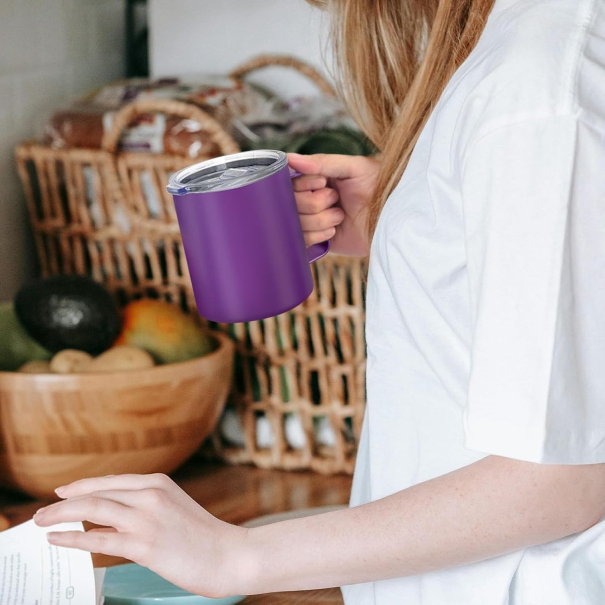 Térmico doble pared acero inoxidable pocillo - Imagen 7