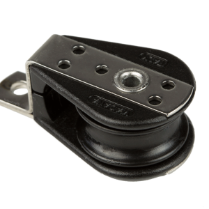 Polea plana vela ligera para cabos de 6 mm