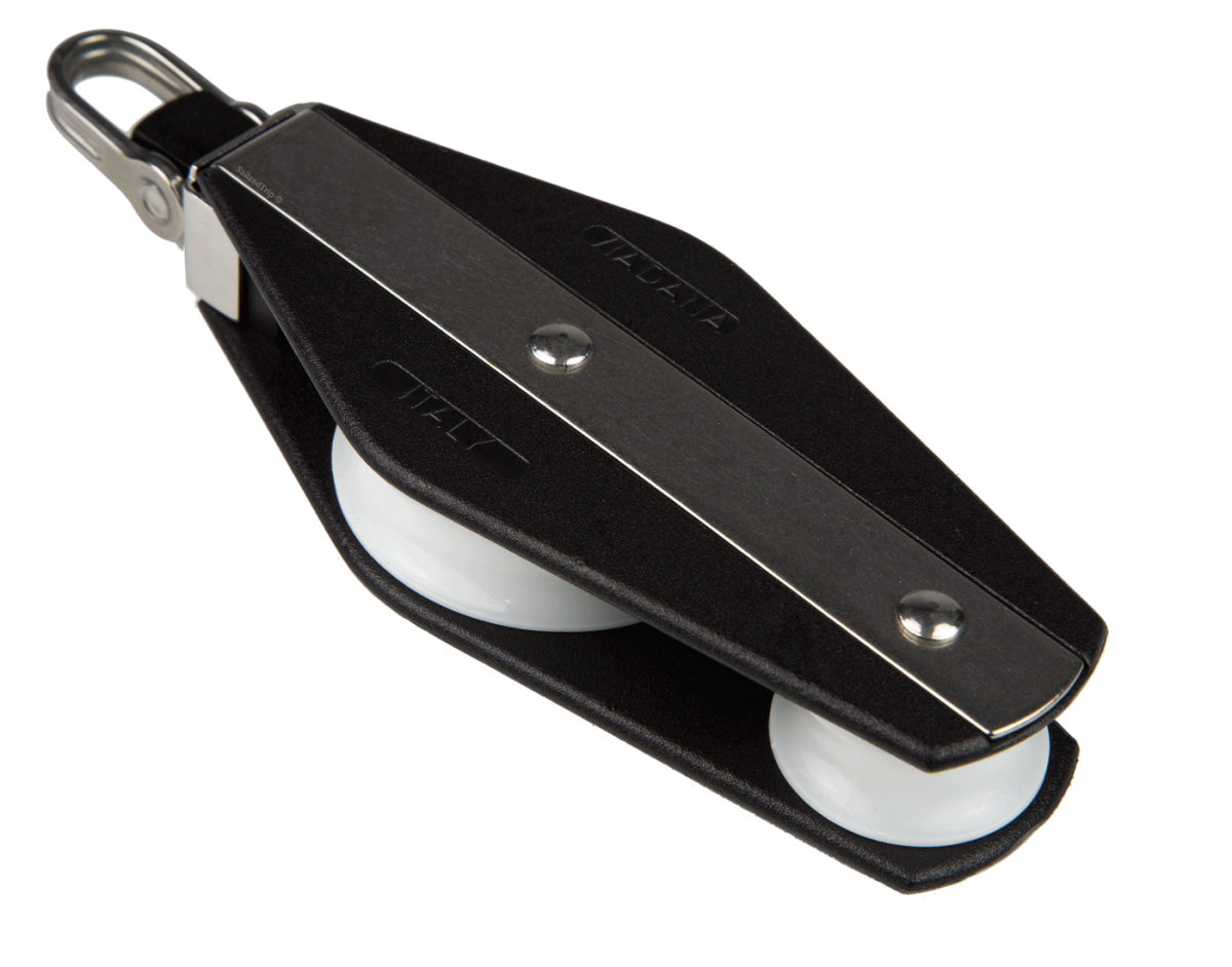 Polea violin Viadana para cabos de 12 mm