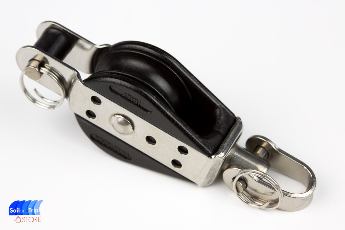 Polea giratoria con arraigo para cabos de 8 mm - Imagen 3