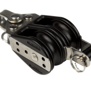 Polea doble Viadana con arraigo y rodamientos