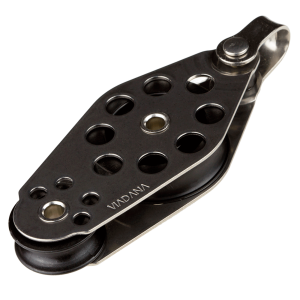 Polea violín de 38 mm para cabos de hasta 8 mm