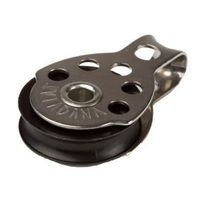 Polea simple Viadana 25 mm para cabos de hasta 6 mm