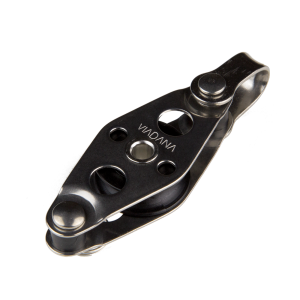 Polea simple con arraigo de 25 mm cabo max 8 mm