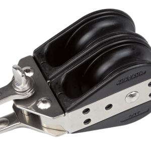 Polea doble Viadana de 38 mm para cabos de 10 mm