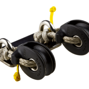 Base doble anilla con poleas Karver KBO1