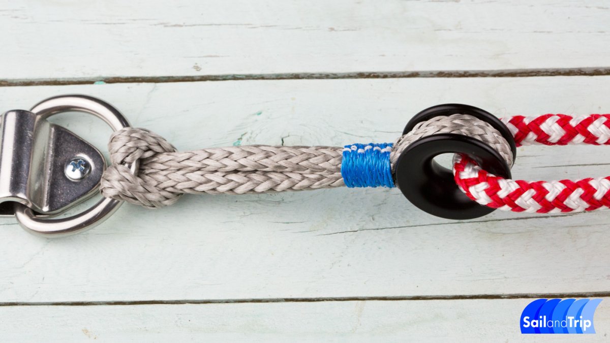 Anilla de baja fricción con Dyneema cabo max 10 mm - Imagen 5