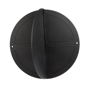 Bola negra de señalización de embarcación fondeada