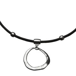 Collar colgante de aro