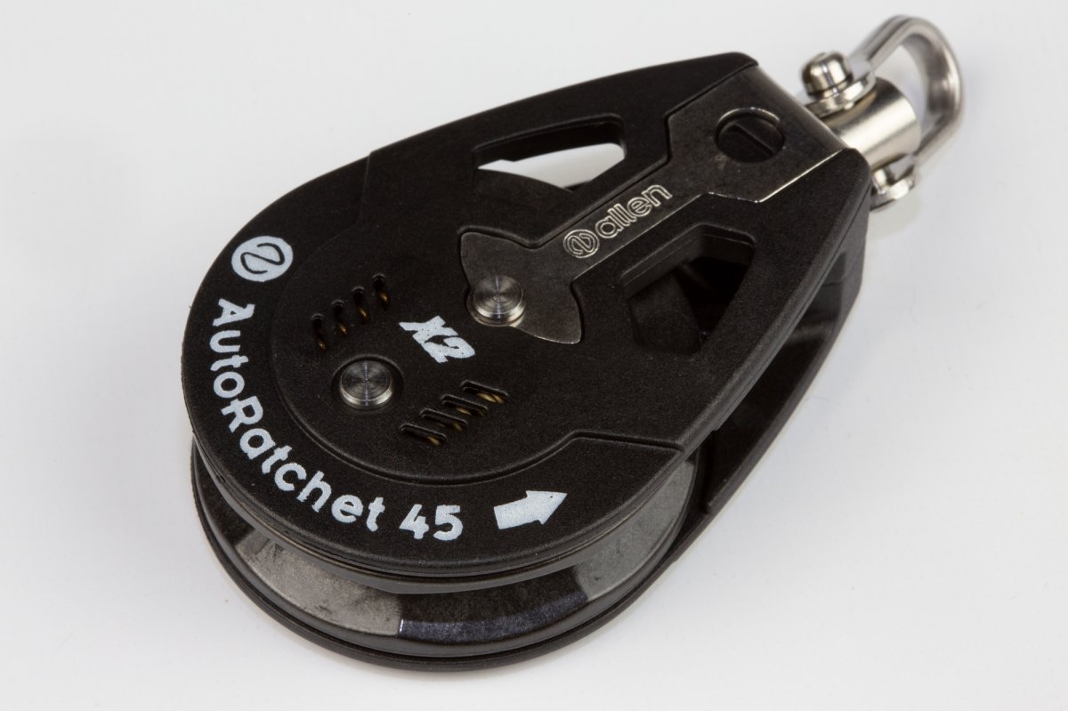 Polea winche automática Allen A2345 de 45 mm cabo max 8 mm - Imagen 5