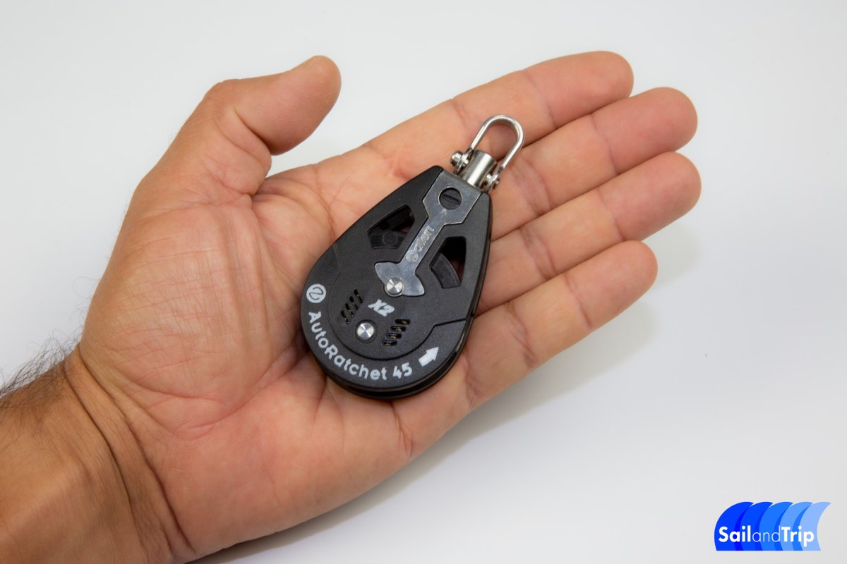 Polea winche automática Allen A2345 de 45 mm cabo max 8 mm - Imagen 6