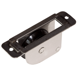 Polea empotrable Viadana para cabo max 8 mm base curva