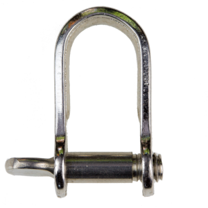 Grillete plano de acero inoxidable