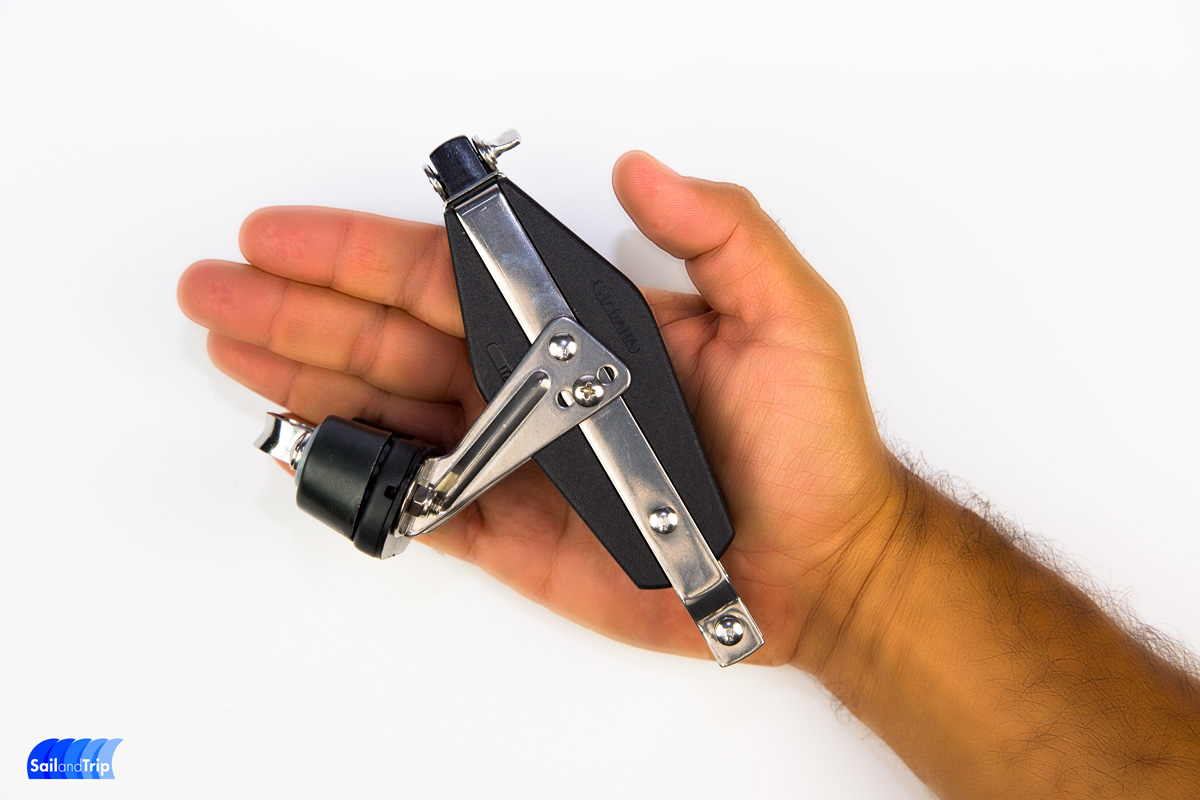 Polea violín con mordaza y arraigo Viadana cabos hasta 10 mm - Imagen 4