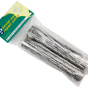 Parches de kevlar negro para reparar velas