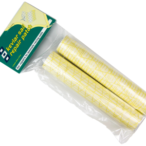 Parches de kevlar amarillo para reparar velas