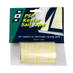 Cinta de kevlar amarilla para reparar velas