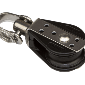 Polea vela ligera giratoria para cabo de 6 mm