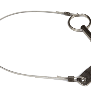 Cable de seguridad con pasador de acero inoxidable AISI 316