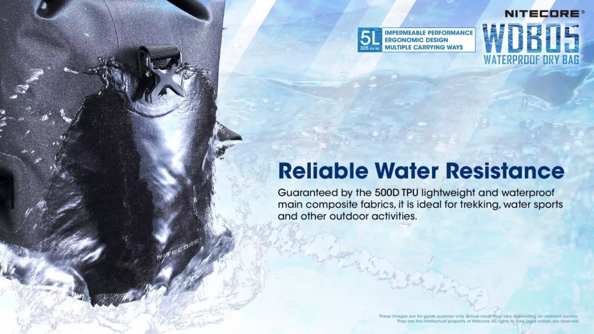 WDB05 5L bolsa seca Nitecore - Imagen 3