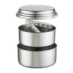Alpine 2 pot set juego ollas acero inox camping MSR