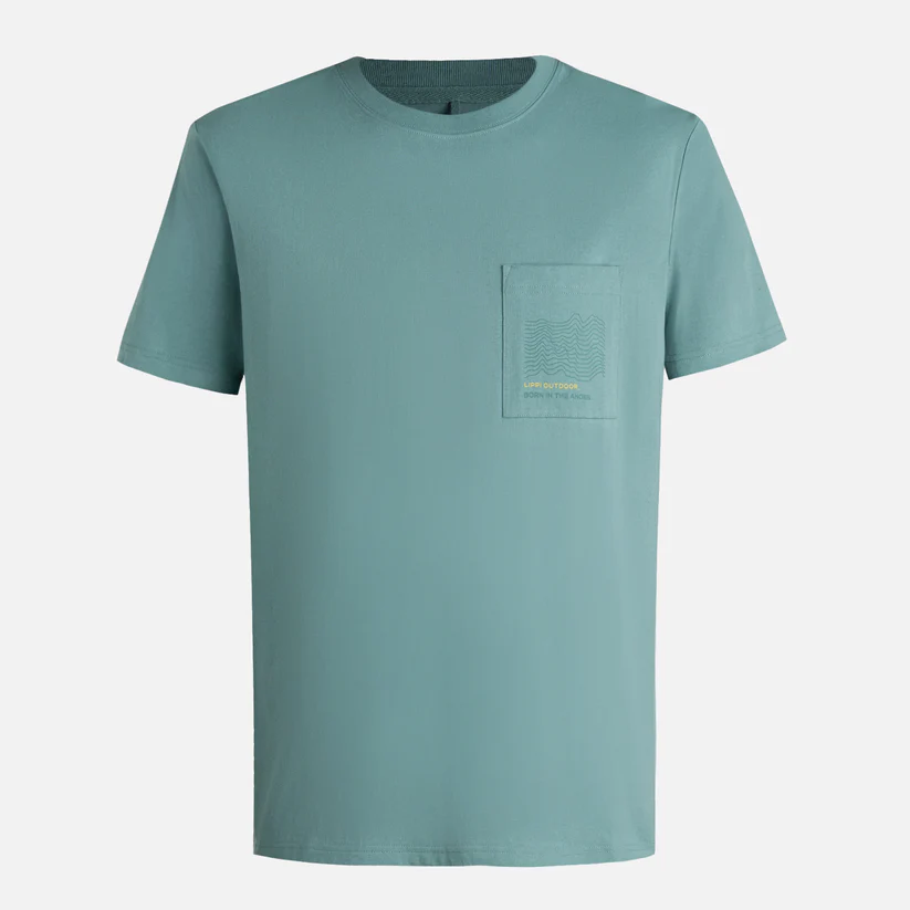 POLERA HOMBRE ULMO POCKET TSHIRT LIPPI TURQUESA - Imagen 7