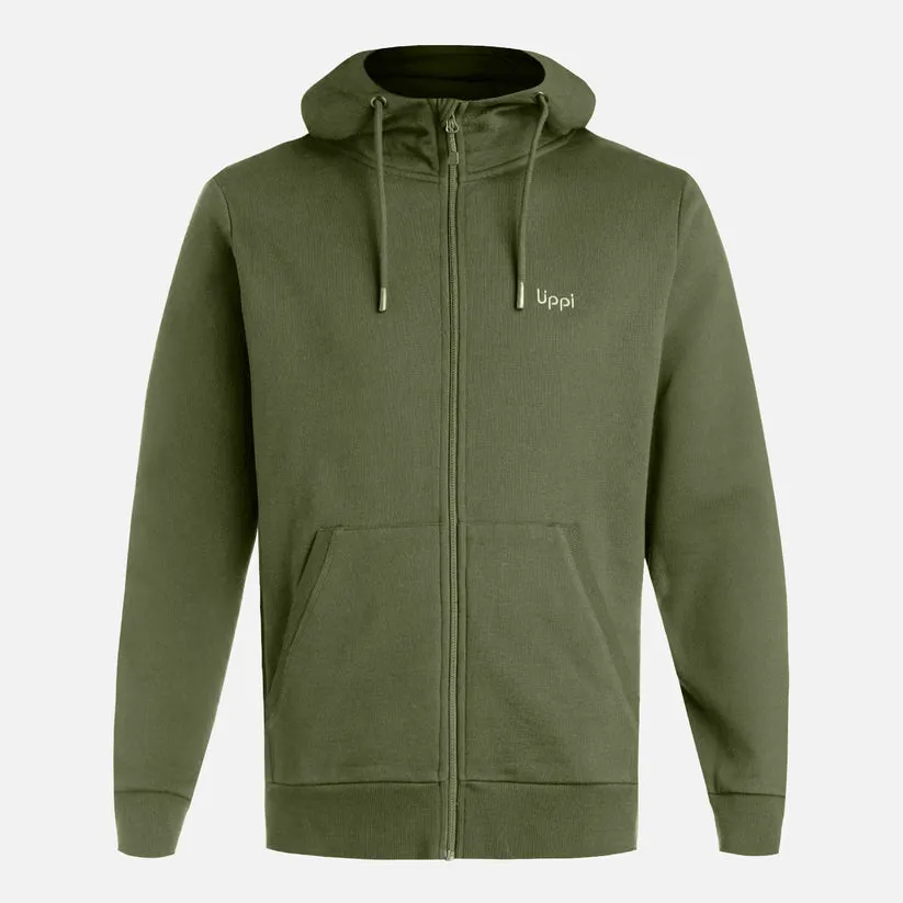 POLERON HOMBRE ULMO FULL ZIP HOODY SWEATSHIRT LIPPI VERDE MUSGO - Imagen 8