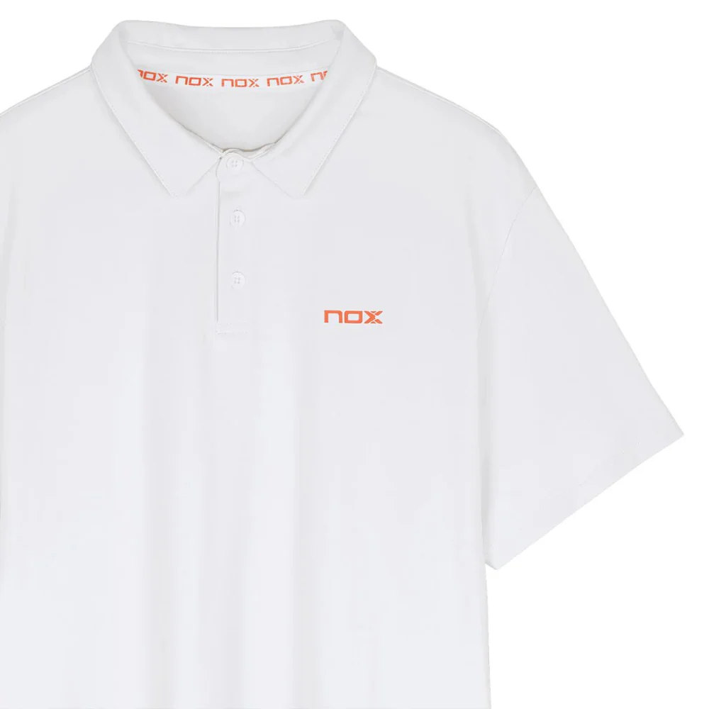 Camiseta Polo Nox Hombre Team Regular Blanca - Imagen 3