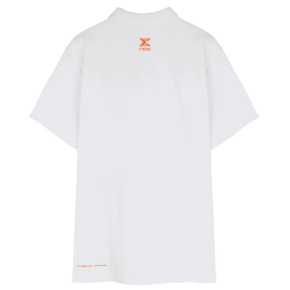 Camiseta Polo Nox Hombre Team Regular Blanca - Imagen 4