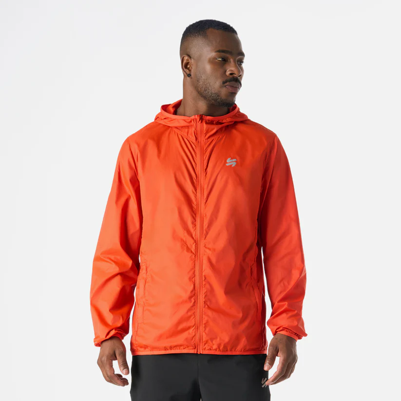 CORTAVIENTO HOMBRE VULCANO BUILT TO MOVE WINDBREAKER JACKET NARANJO - Imagen 2