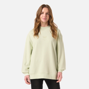 POLERON MUJER ULMO MID POINT CREWNECK SWEATSHIRT VERDE AGUA