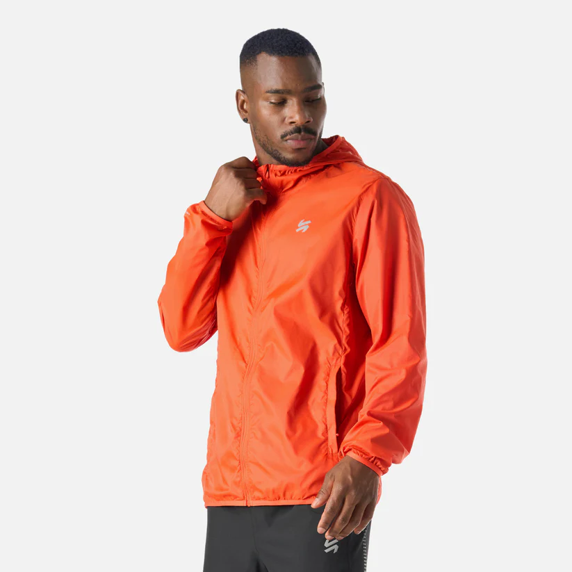 CORTAVIENTO HOMBRE VULCANO BUILT TO MOVE WINDBREAKER JACKET NARANJO - Imagen 3