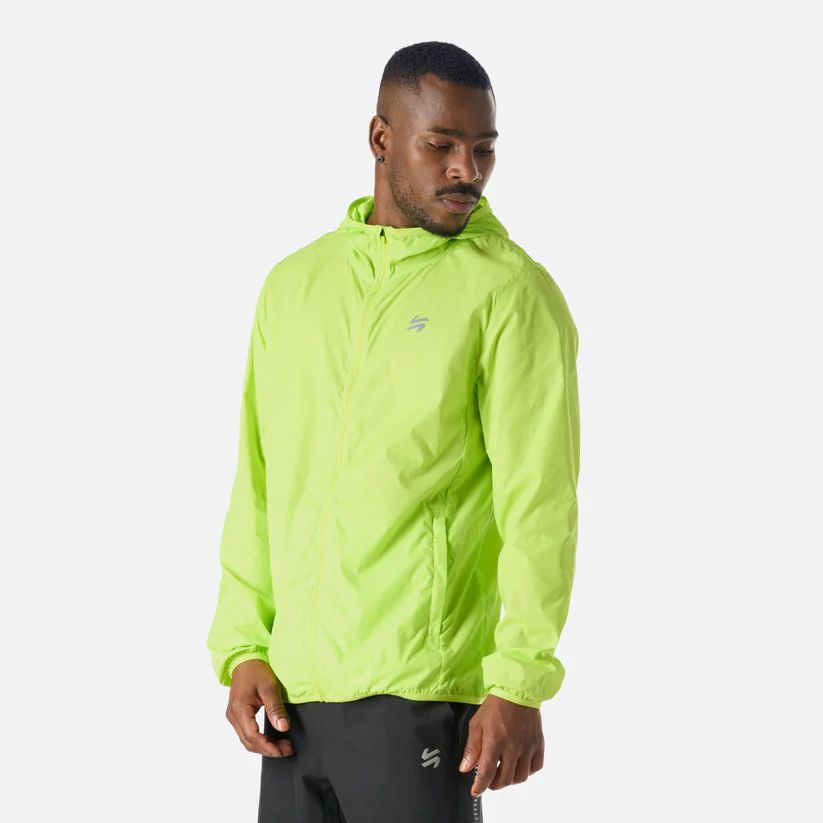CORTAVIENTO HOMBRE VULCANO BUILT TO MOVE WINDBREAKER JACKET VERDE LIMA - Imagen 3