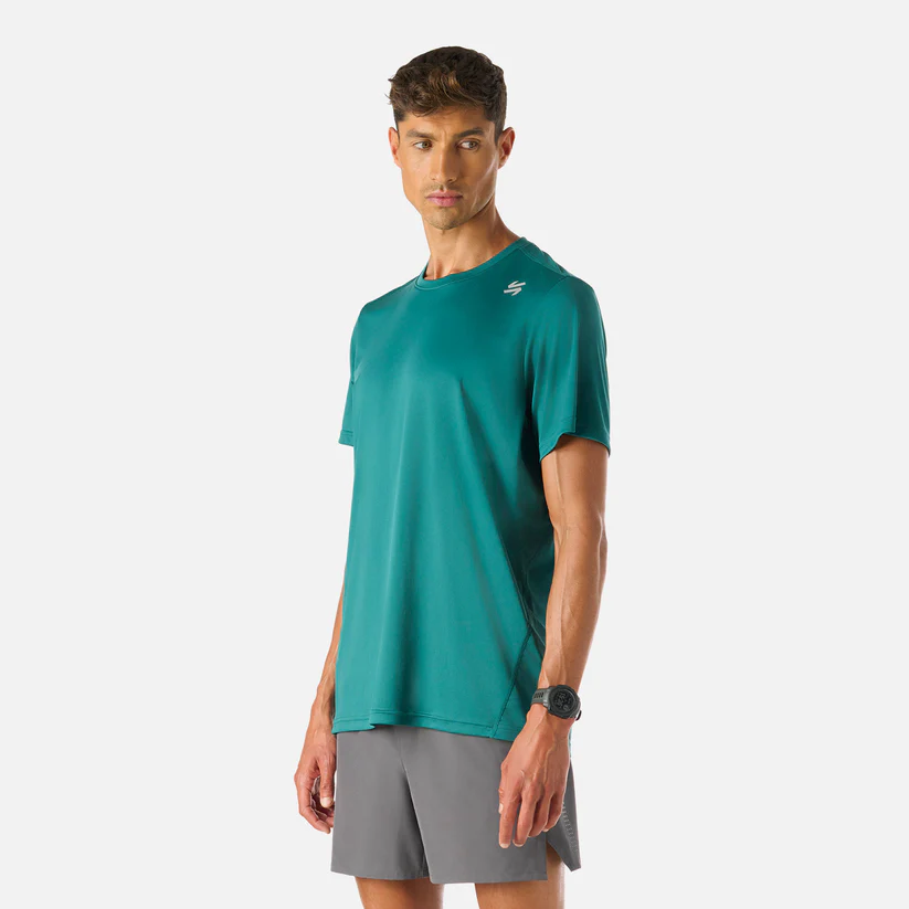 POLERA HOMBRE VULCANO TEMPO ADVANCED TSHIRT PETROLEO - Imagen 3