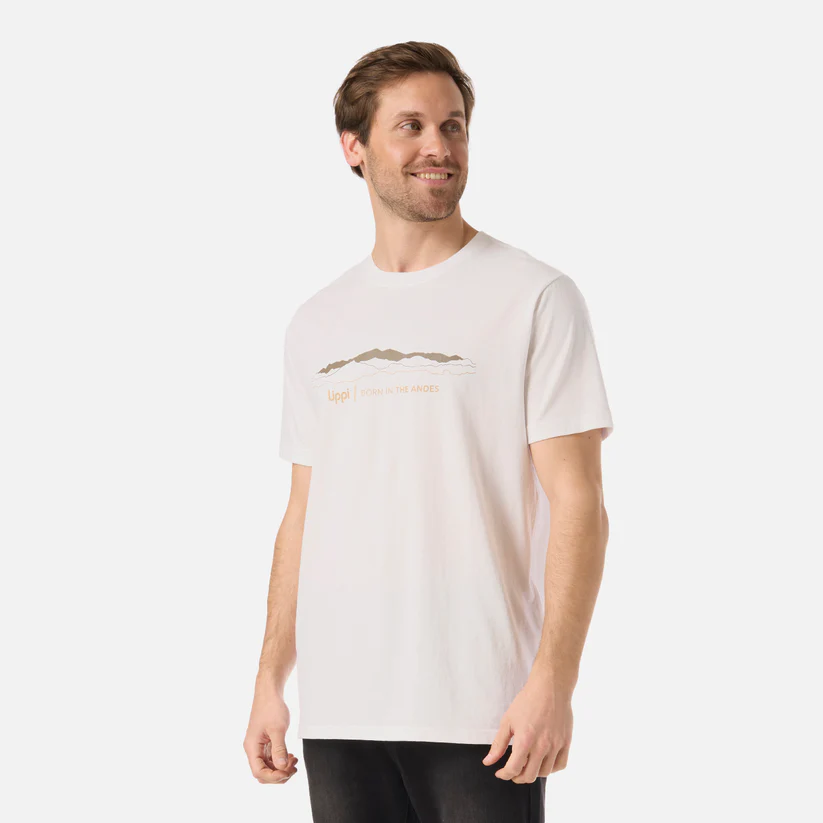 POLERA HOMBRE LOGO LIPPI FRONT PRINT TSHIRT LIPPI BLANCO - Imagen 3