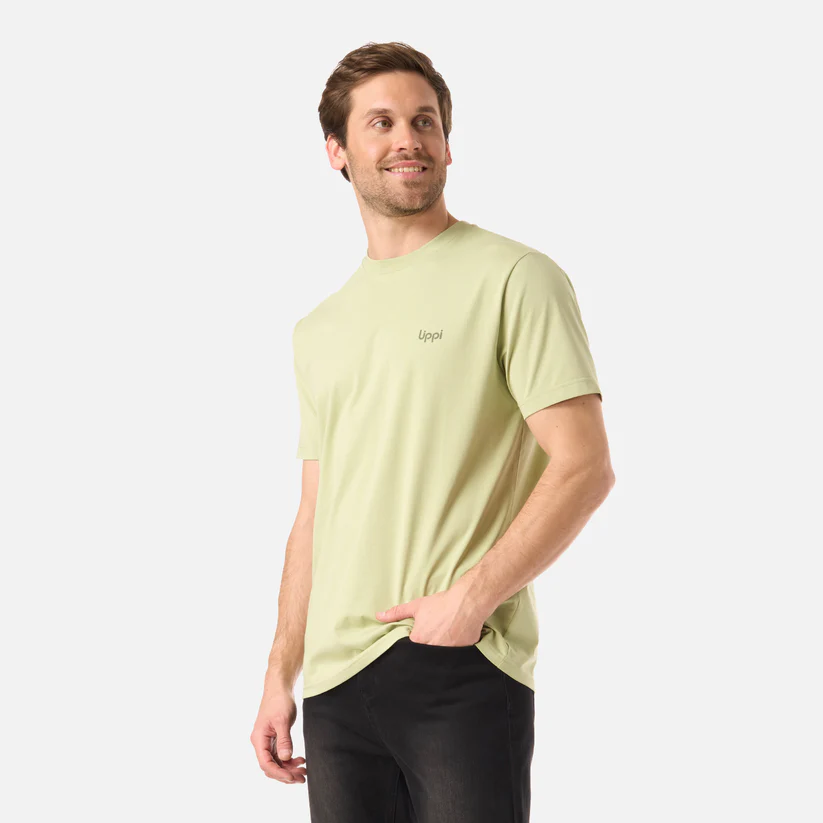 POLERA HOMBRE GREEN SORONA TSHIRT LIPPI VERDE MANZANA - Imagen 3